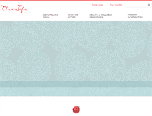Tablet Screenshot of clinicsofia.com